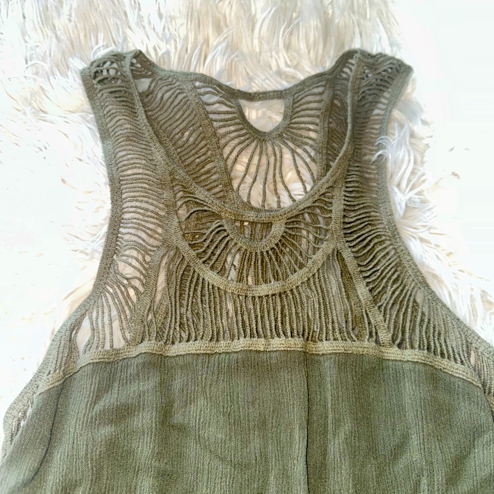 HOLLISTER Olive Green Dress